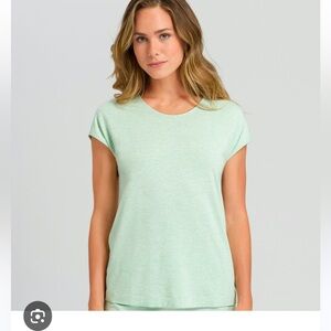 Hanro Natural Elegance‎ Short Sleeve T-shirt Size Small